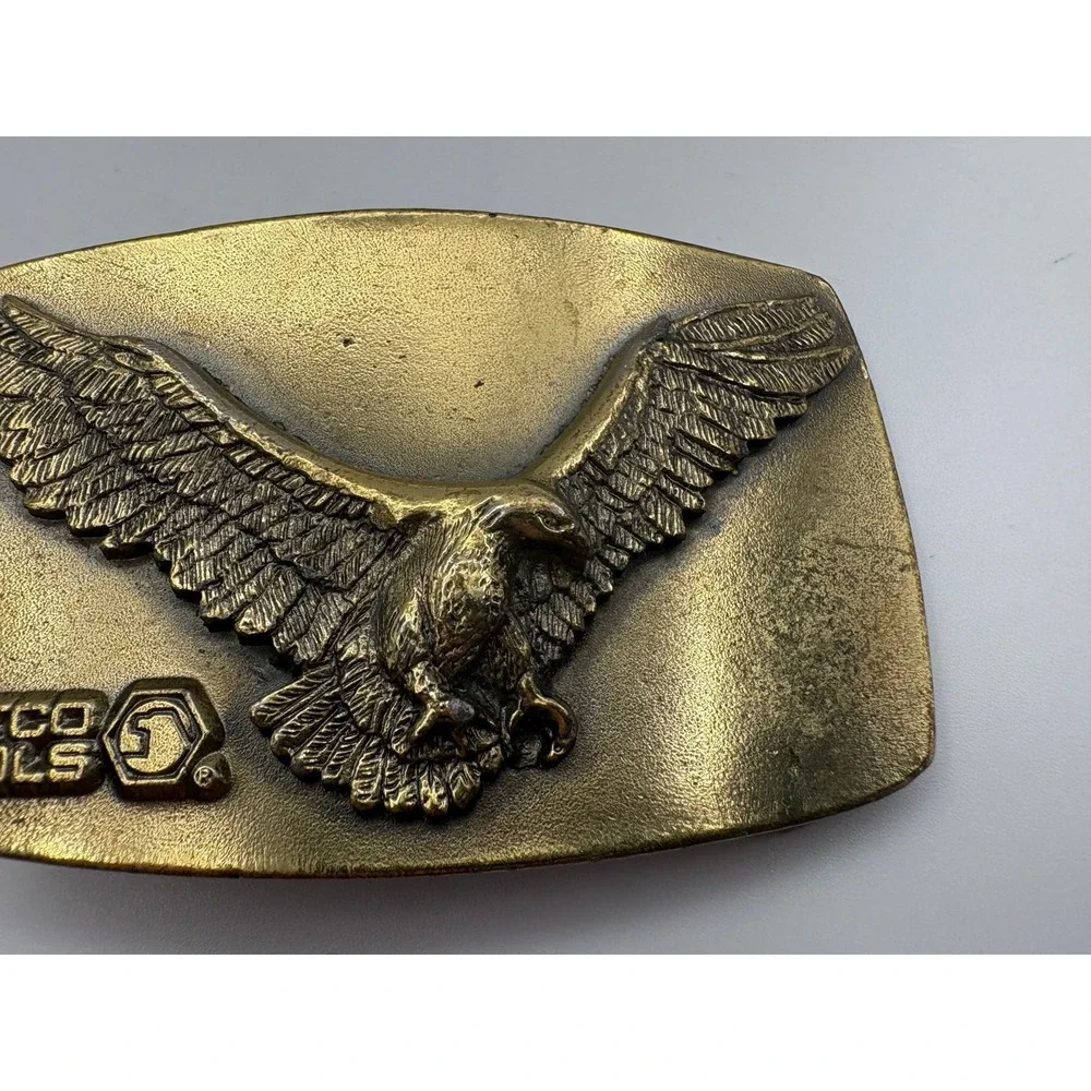 Matco Tools‎ Belt Buckle Limited The Great American Buckle Eagle Brass USA
